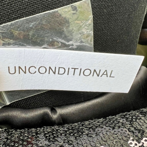 NEW WITH TAGS | UNCONDITIONAL BLACK SEQUIN BLAZER UNISEX (MENS MEDIUM) - Picture 14 of 16